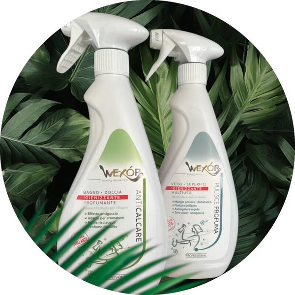 Wexor Schoonmaakset-Glasspray & Antikalk/Voor een Stralend Schoon Huis