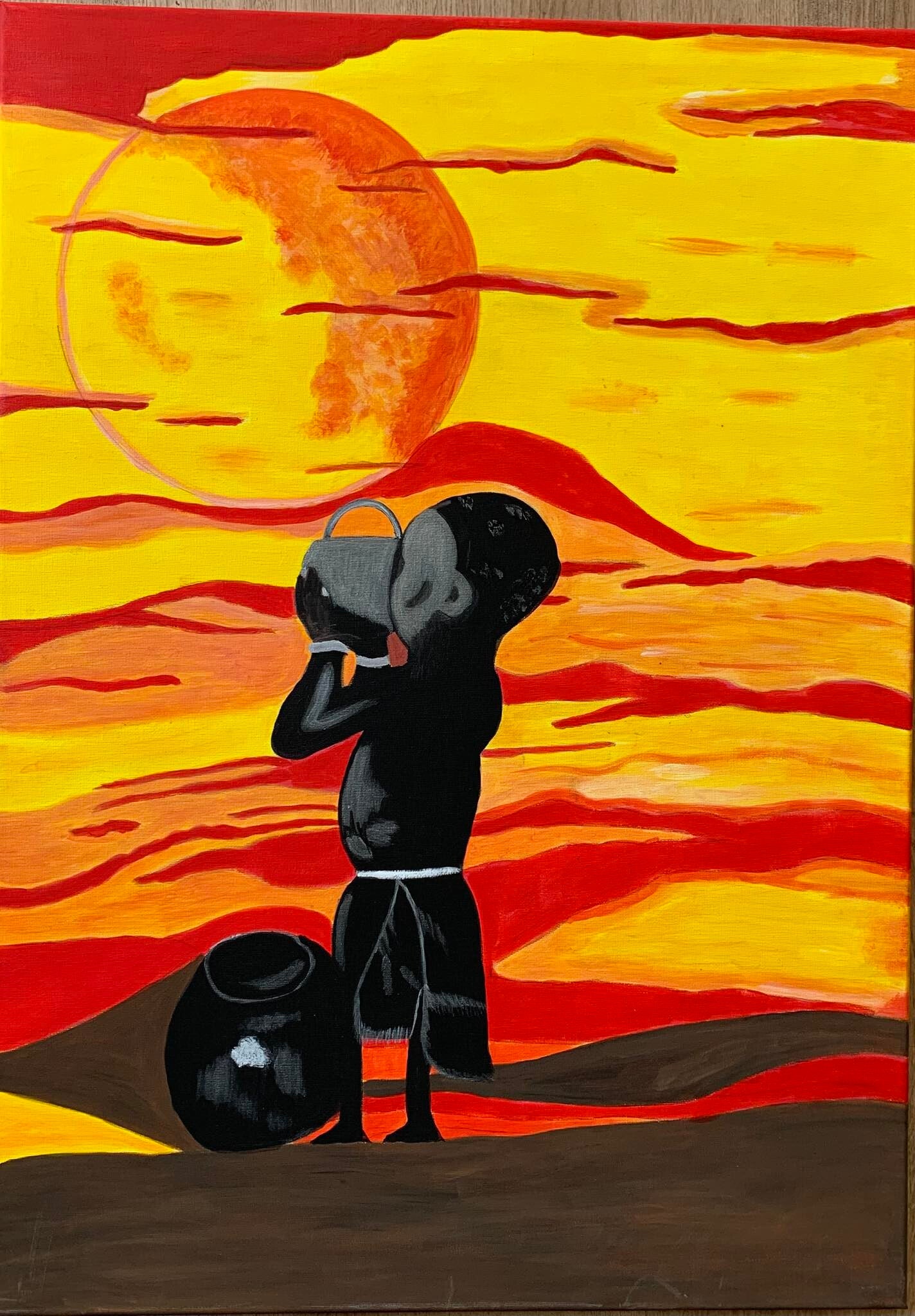 Onder de brandende Zon