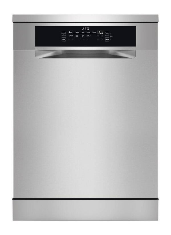LAVASTOVIGLIE AEG FFB76707PM 14COP CE.A 9PROG. 3CEST. INVERTER INOX