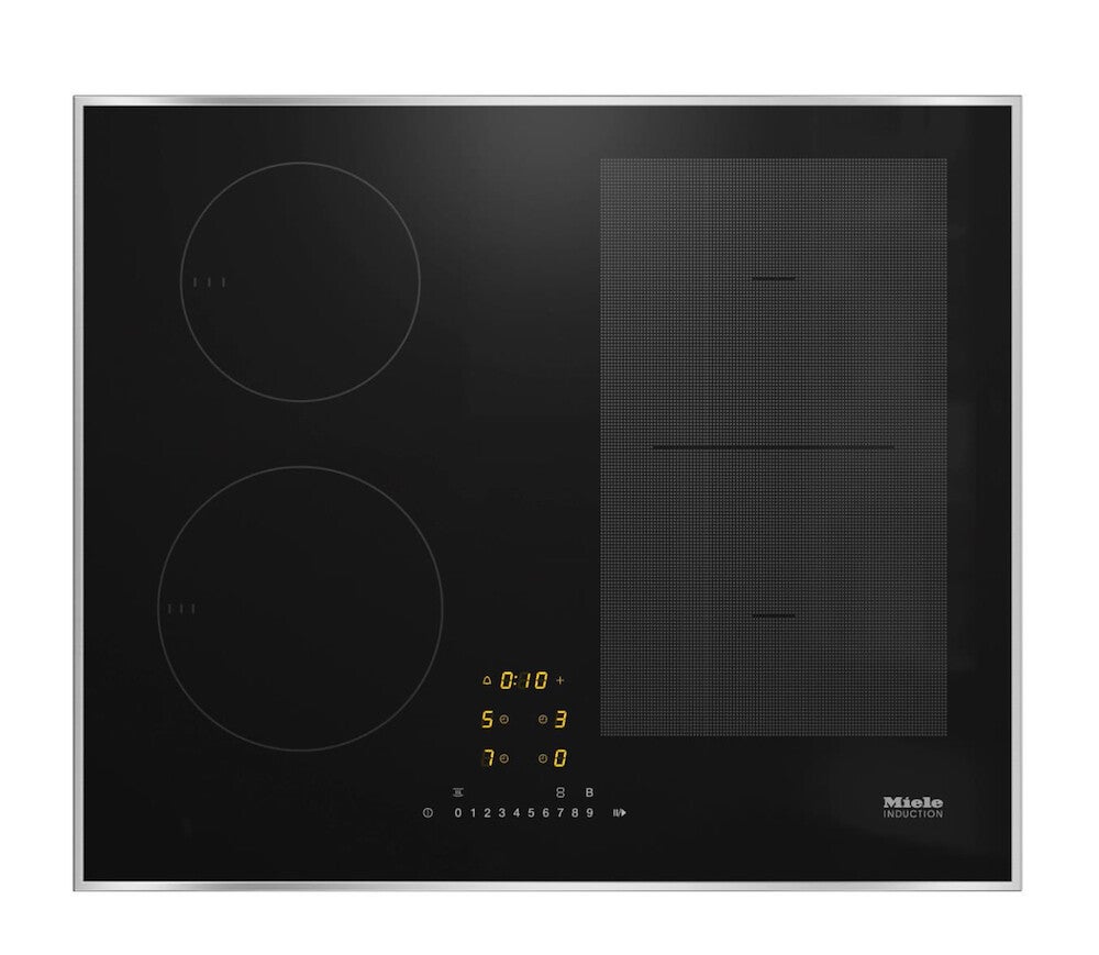 PIANO COTTURA INDUZIONE MIELE KM7466FR125E DITION 60CM 4ZONE 1BRIDGE VETROCER.NERO