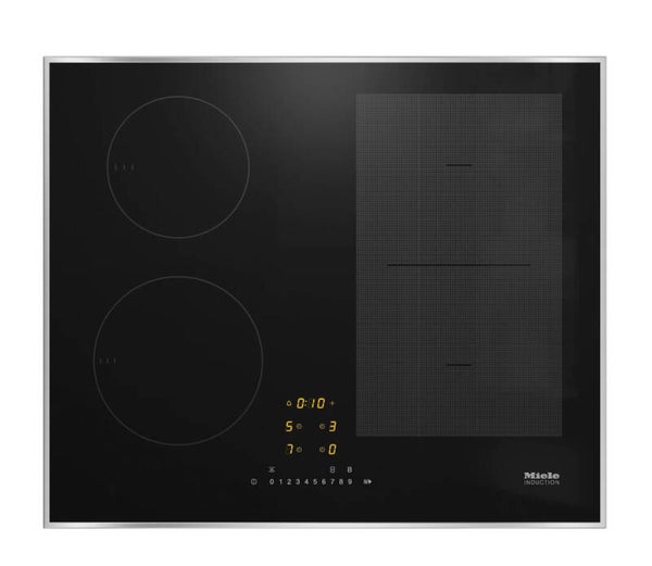 PIANO COTTURA INDUZIONE MIELE KM7466FR125E DITION 60CM 4ZONE 1BRIDGE VETROCER.NERO