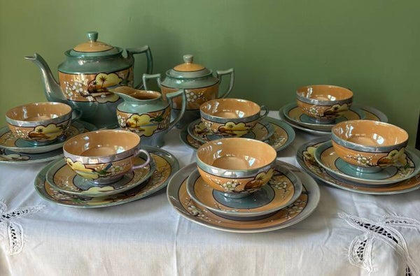 Vintage Lusterware Tea Set