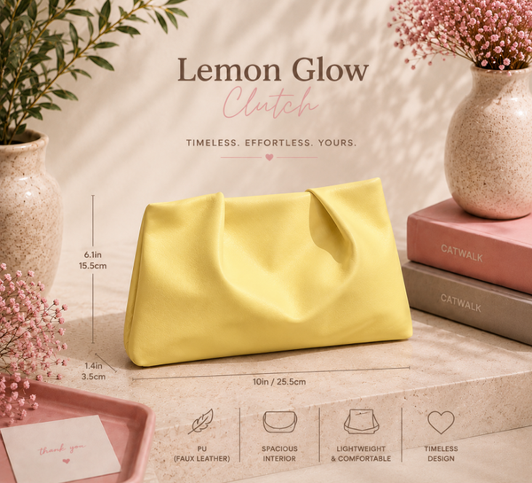 Lemon Glow Clutch