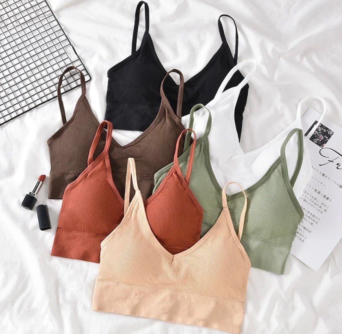 BRALETTE TOP - Ribbed