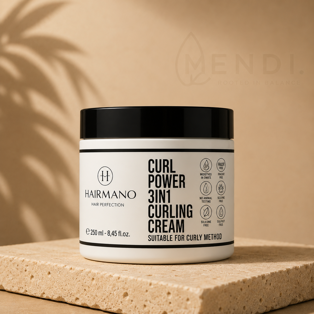 Hairmano - 3-in-1 Curl Cream - 250ml