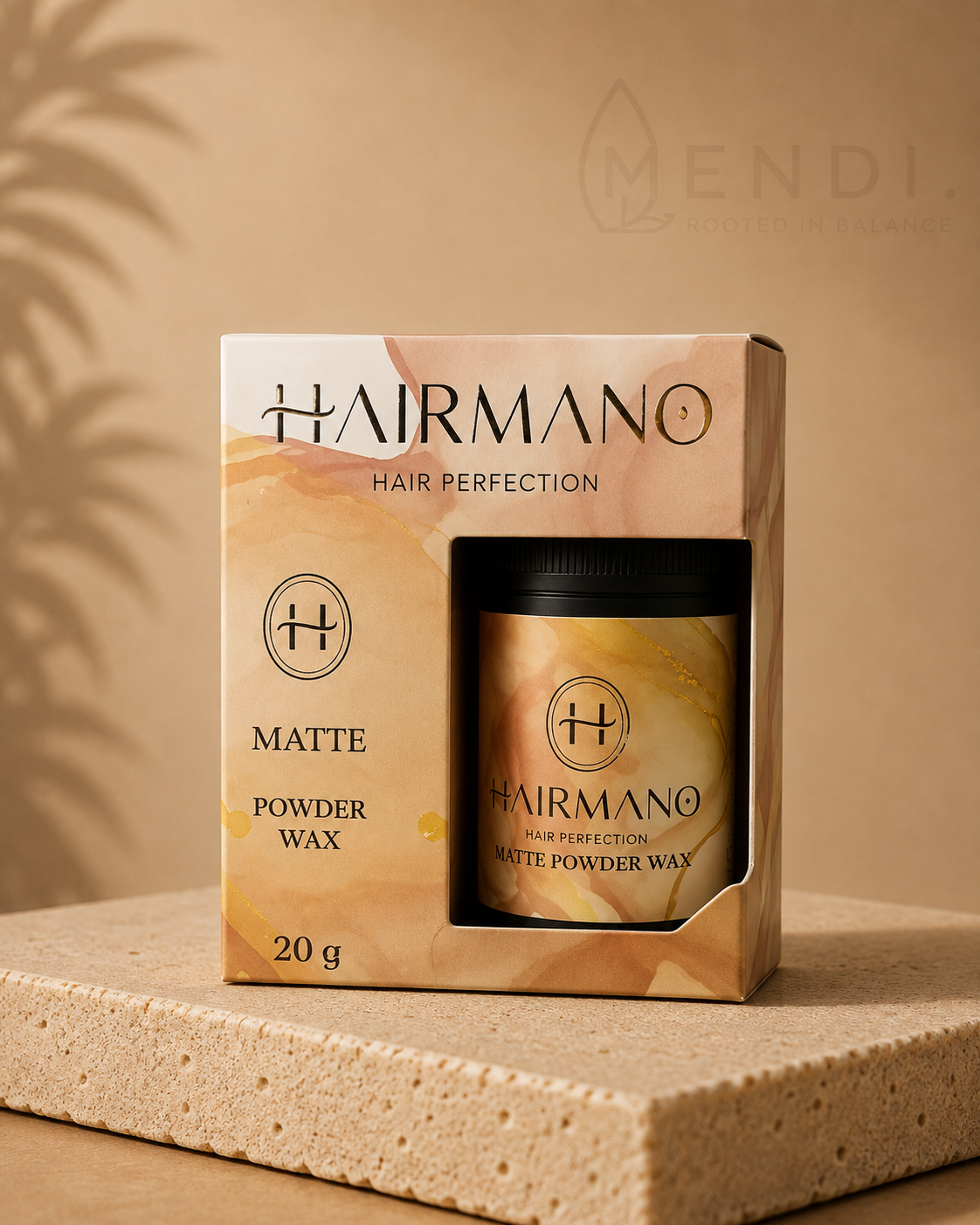 Hairmano Matte Powder Wax – Matte Finish & Texture