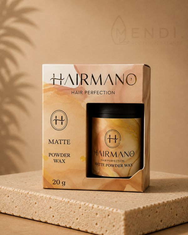 Hairmano Matte Powder Wax – Matte Finish & Texture