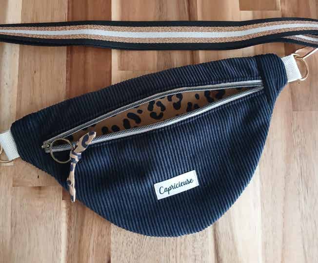 Sac banane noir
