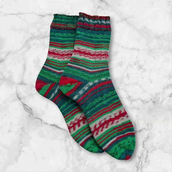 gestrickte Socken Größe 36/37