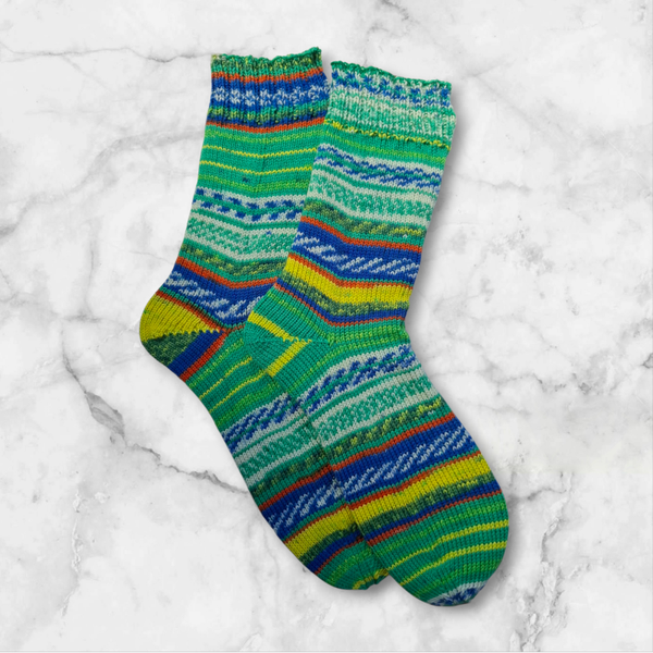 handgestrickte Socken Größe 40/41