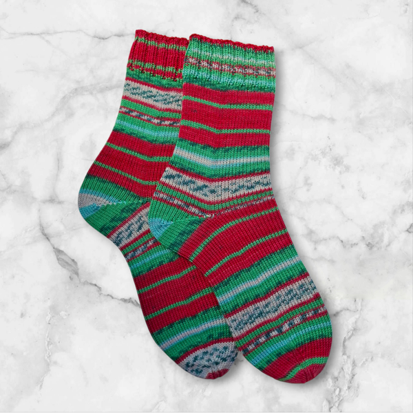 gestrickte Socken Größe 40/41