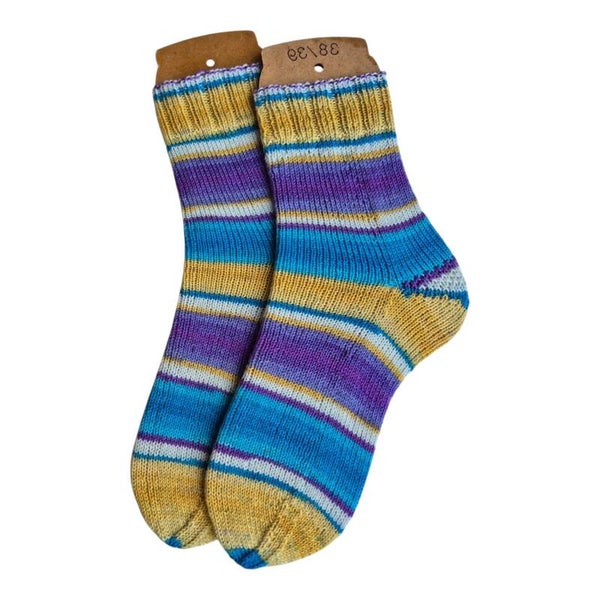 handgestrickte Socken 38/39