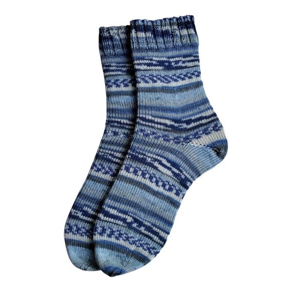 gestrickte Socken in Größe 42/43