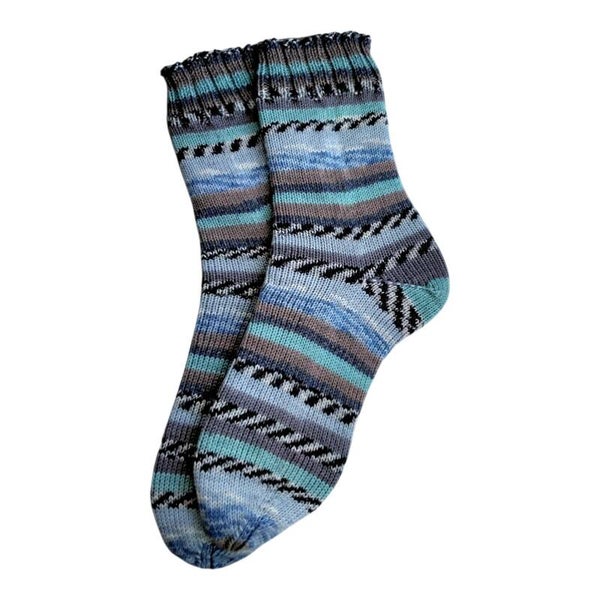 gestrickte Socken in Größe 36/37