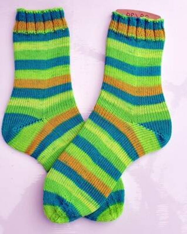 gestrickte Socken 38/39