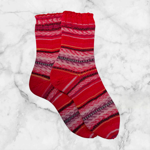 gestrickte Socken 38/39