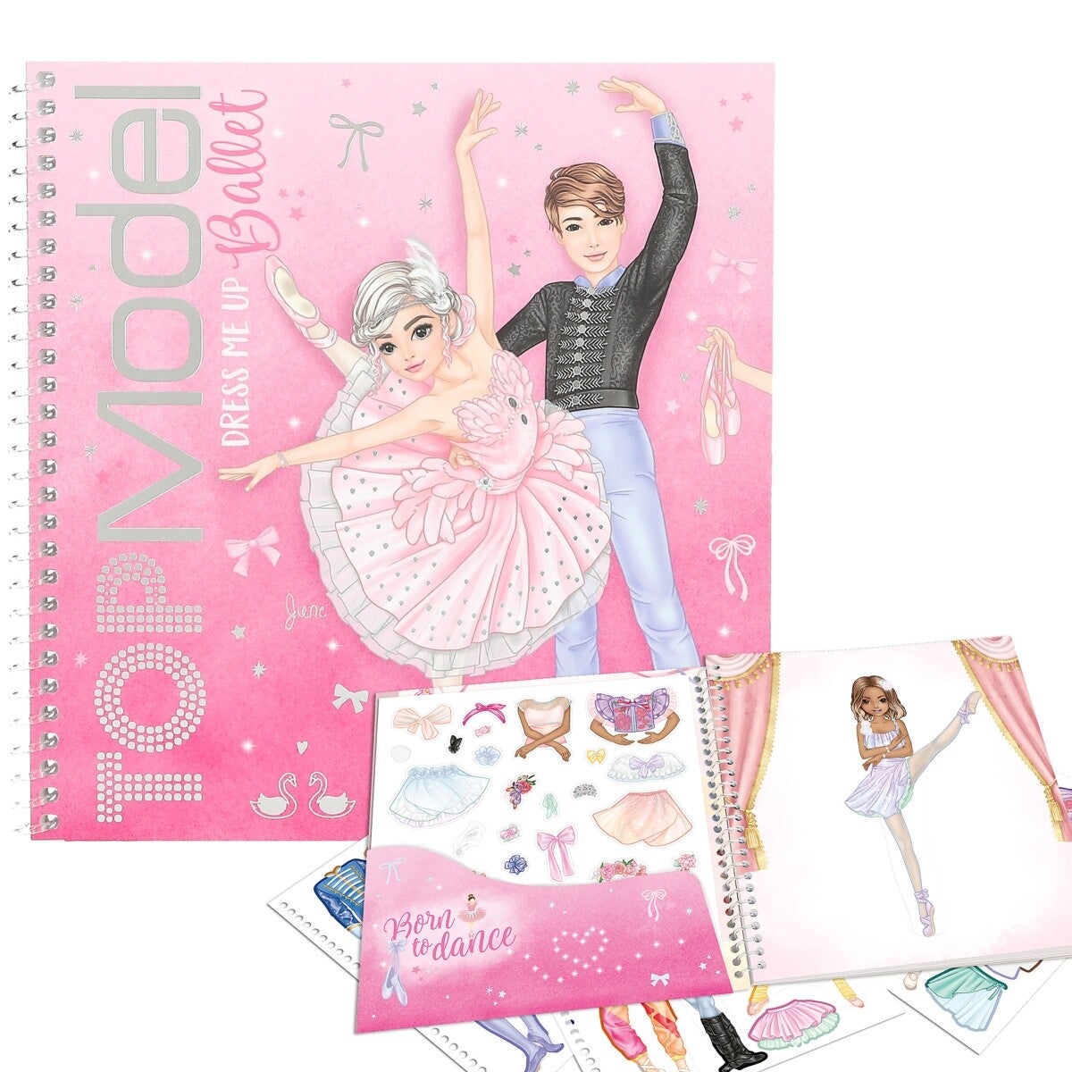 TOPModel Dress Me Up Stickerbook Ballet