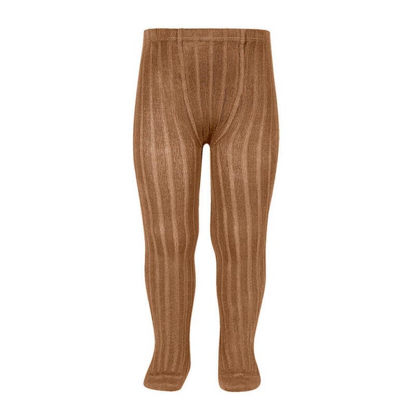 Ribbed Tights - Toffee 807