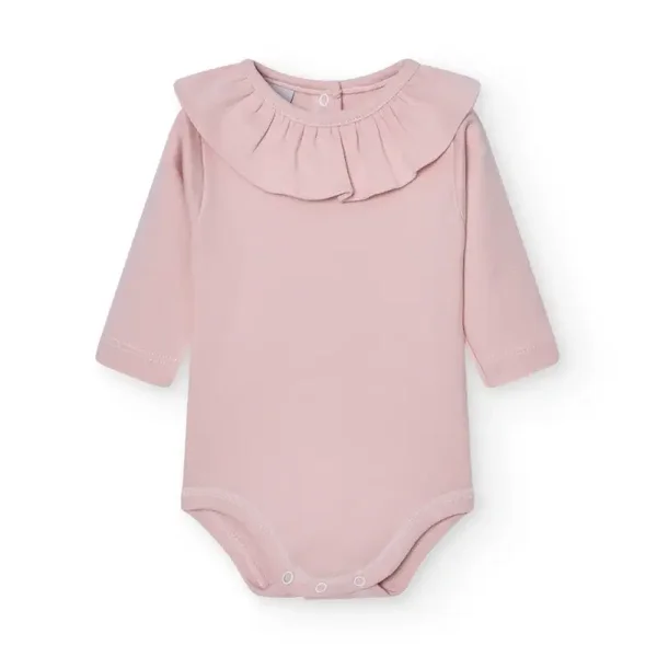 Babidu Ruffle Bodysuit - Pink