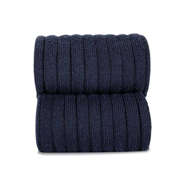 Ribbed Knee High Socks - Navy 480 - Preorder