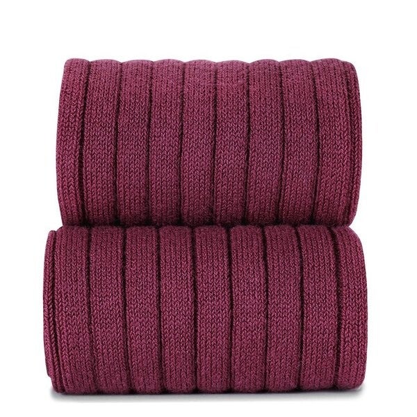 Ribbed Tights - Granate 575 - Preorder