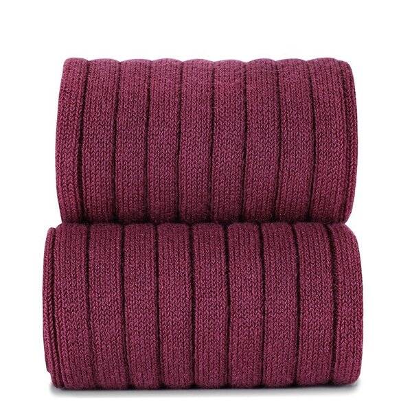 Ribbed Tights - Granate 575 - Preorder