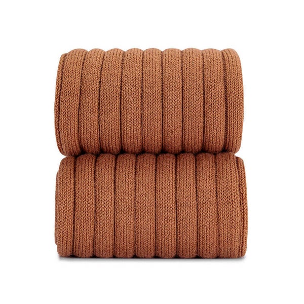 Ribbed Knee High Socks - Canela 688