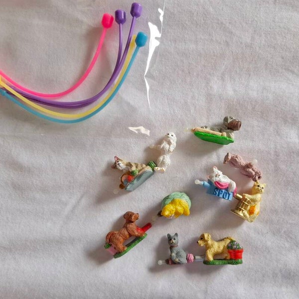 Retro Cat + Dog Connector Toys