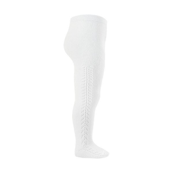 Side Openwork Tights - White 200 - Preorder