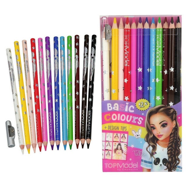 TOPModel Colouring Pencils 12pk