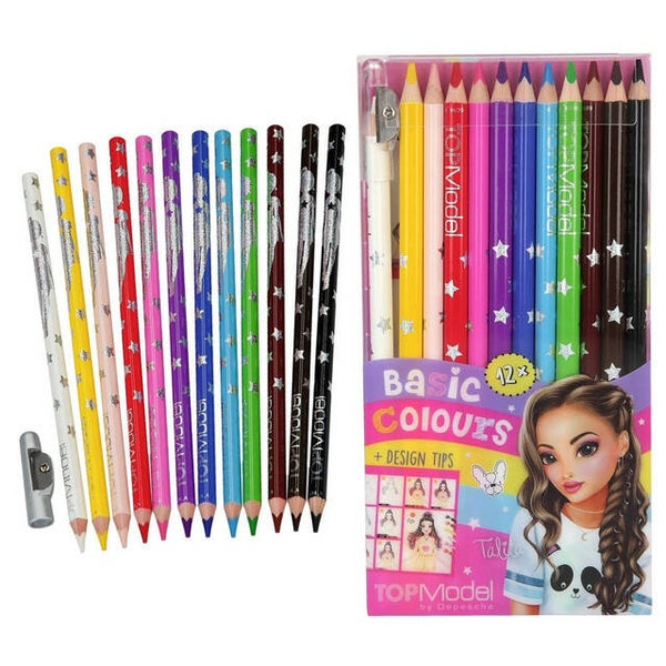 TOPModel Colouring Pencils 12pk