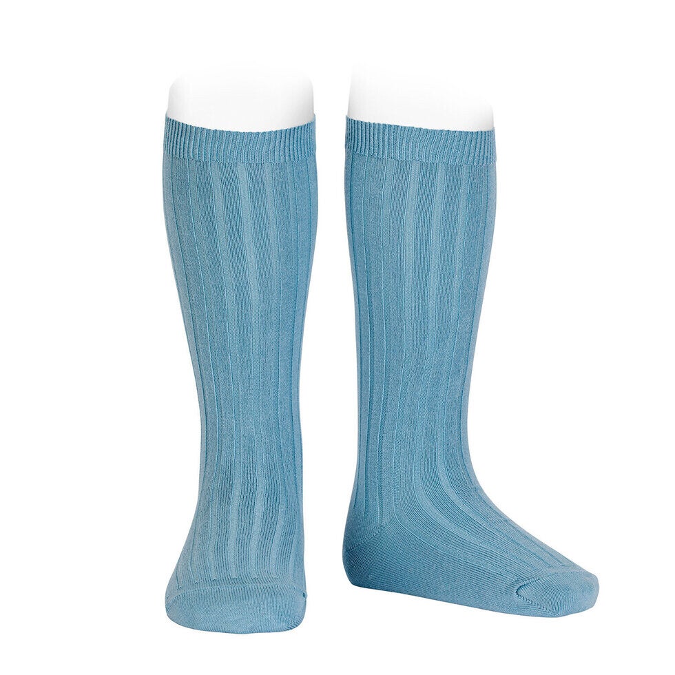 Ribbed Knee High Socks - Nube 416 - Preorder