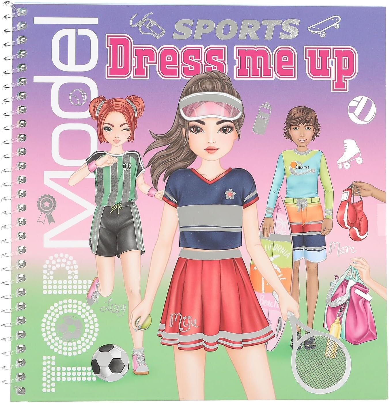 TOPModel Dress Me Up Stickerbook Sports