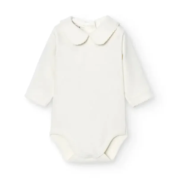 Babidu Peter Pan Bodysuit - Cream