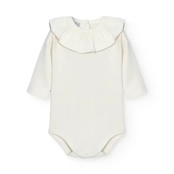 Babidu Ruffle Bodysuit - Cream