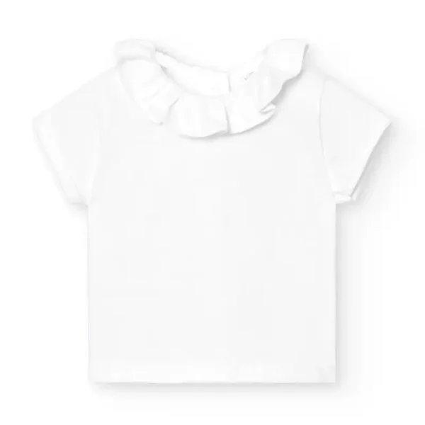 Babidu Ruffle Tee Shirt - Short Sleeve