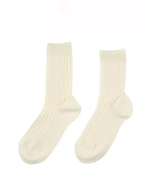 Ribbed Short Socks - Cava 303