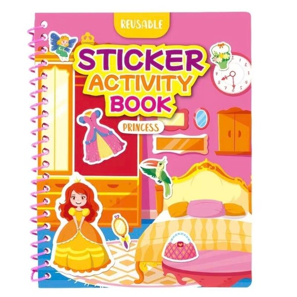 Reusable Sticker Book – Princess