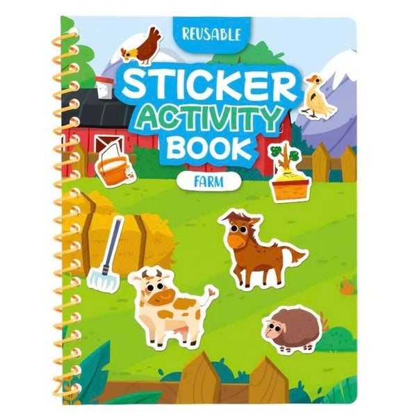Reusable Sticker Book – Farm