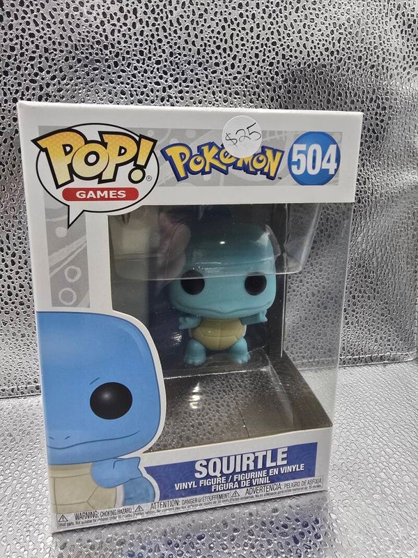Funko Pop! Games Pokémon Squirtle Standard Vinyl Figure #504
