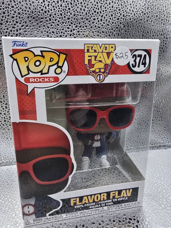 Pop! Flavor Flav with Red Clock Necklace