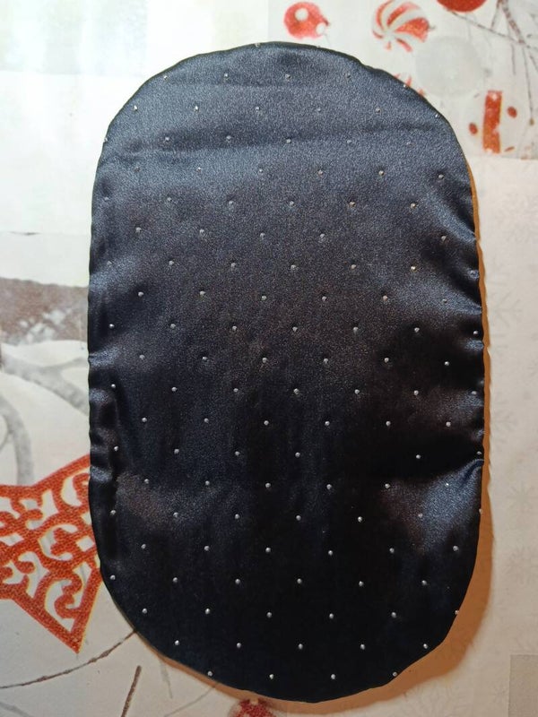 couvre poche stomie fécale et urinaire noir strass