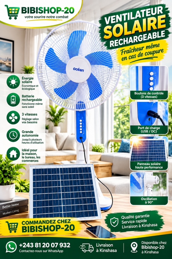 Ventilateur ocean 16 pouce