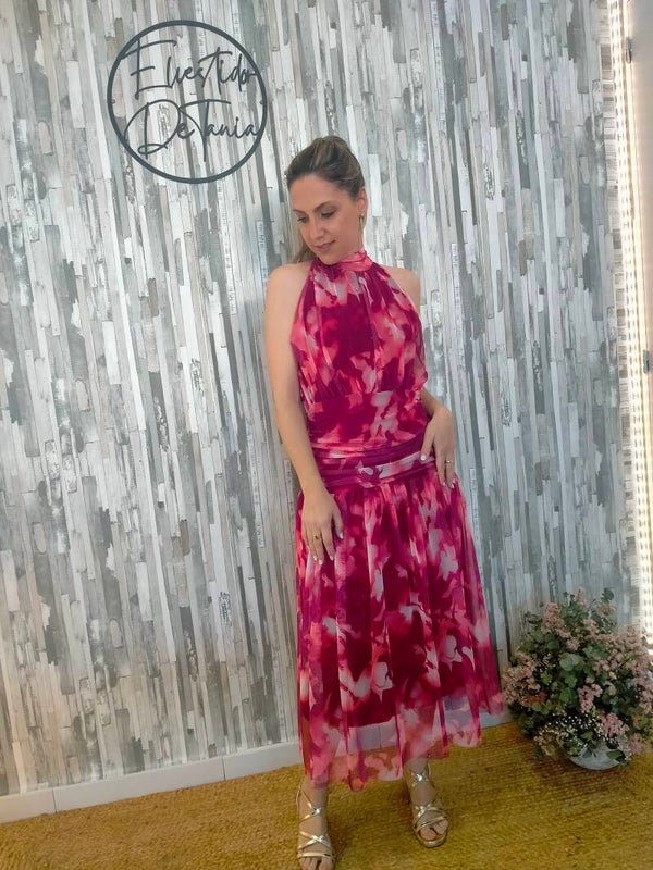 VESTIDO BICOLOR TUL