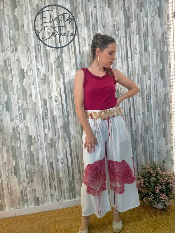 PANTALÓN ESTAMPADO GINKGGO