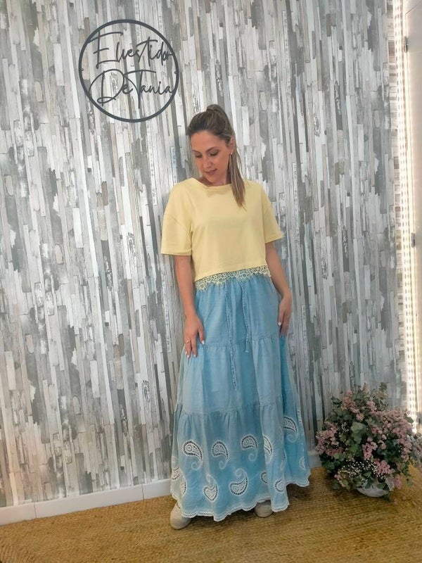 FALDA LARGA VAQUERA