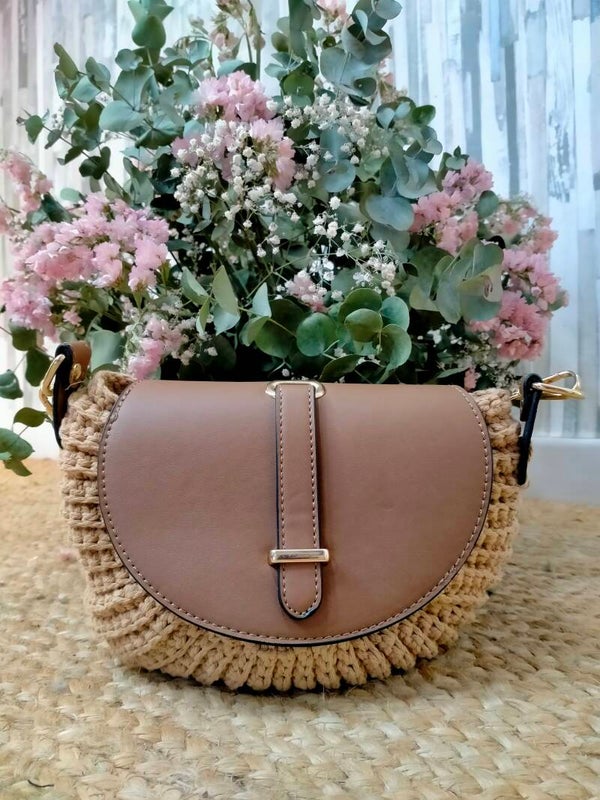 BOLSO DE PUNTO CON SOLAPA