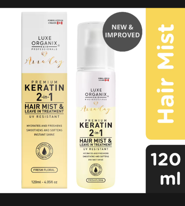Luxe organix  Anna Cay Keratin 2 in 1 Hair Mist