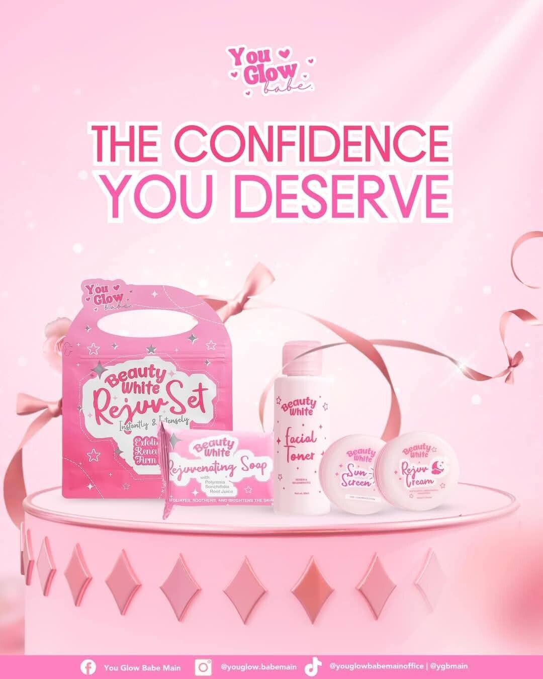 You glow babe Beauty White Rejuvenating set