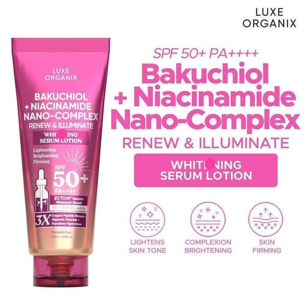 Luxe organix Bakuchiol +  Niacinamide Nano complex